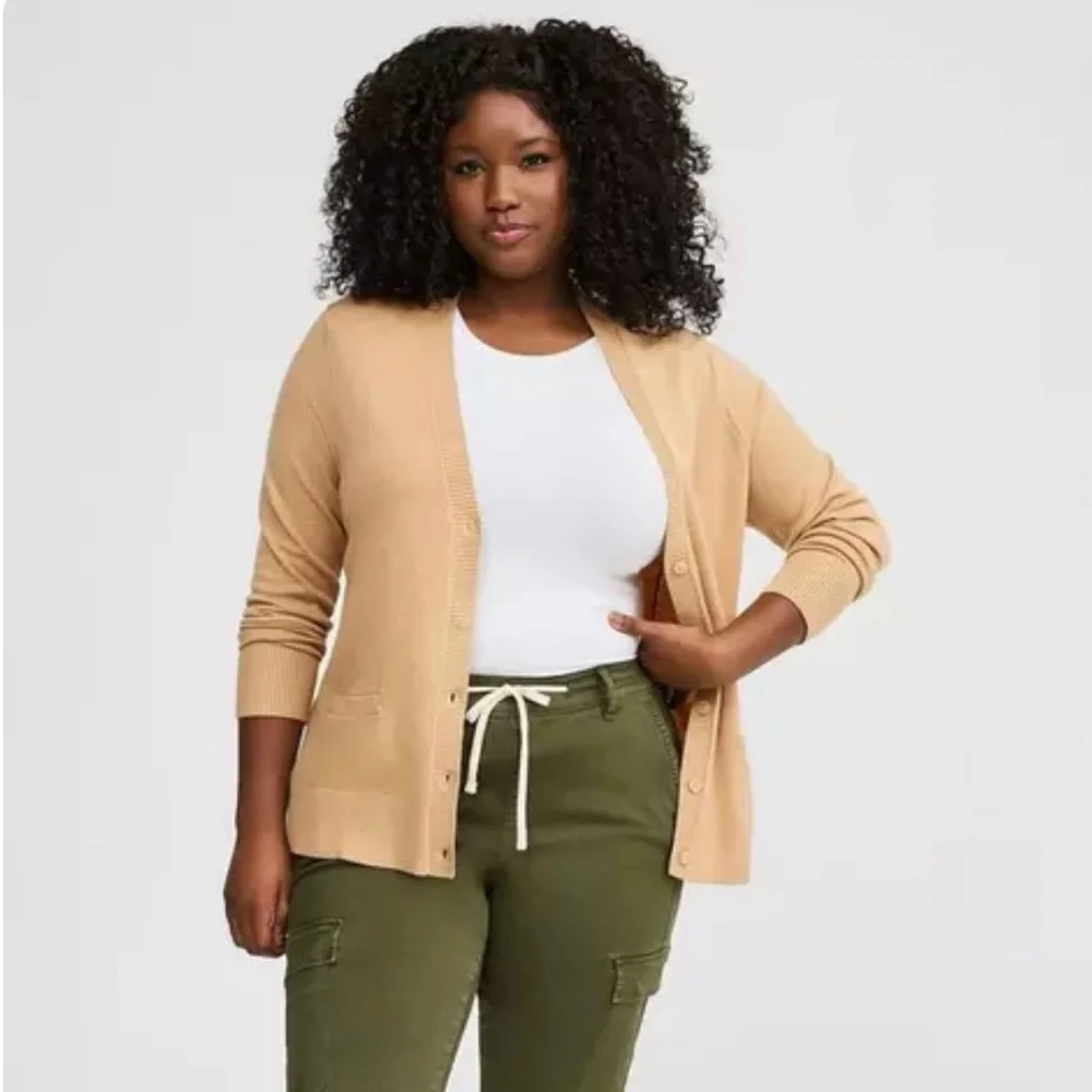 .Torrid Everyday Soft V-Neck Pocket Cardigan Sweater 2X - Picture 3 of 11